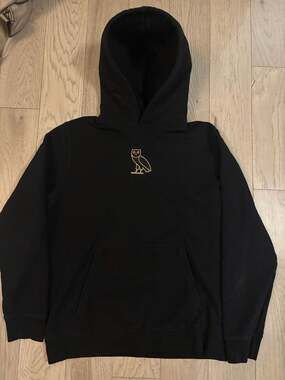 October's Very Own OG Owl Hoodie Black/Gold Size XL